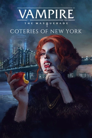 Gothiczy nocny widok Nowego Jorku w klimacie Vampire: The Masquerade
